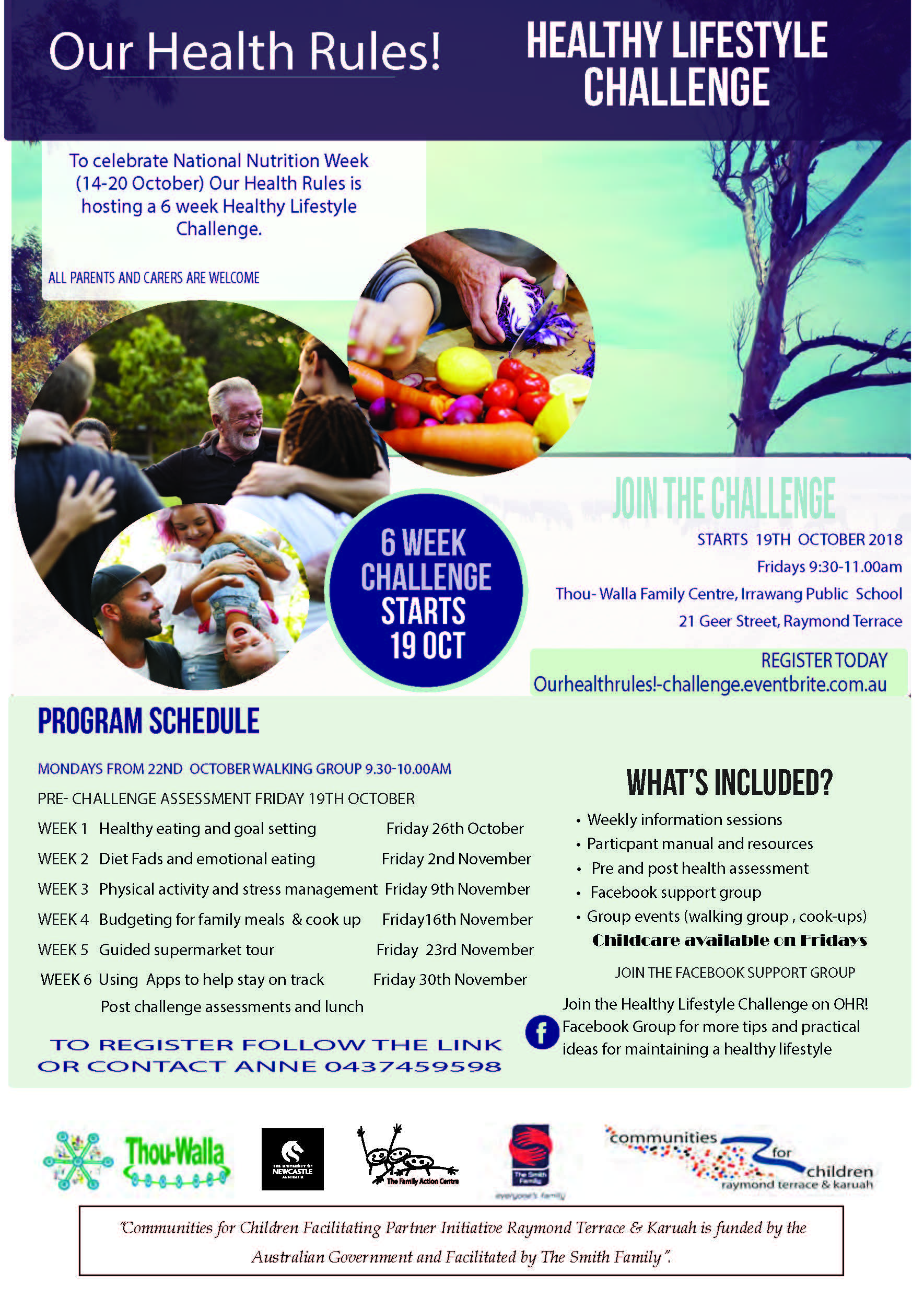 OHR Healthy Lifestyle Challenge Flyer reduced size